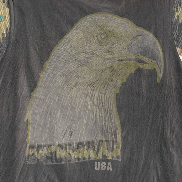 -XL- PEACE RIVER Sleeveless Shirt | USA Eagle American Tank Top | Animal Totem - Picture 1 of 4